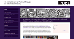 Desktop Screenshot of historyofpoliticalthought.org